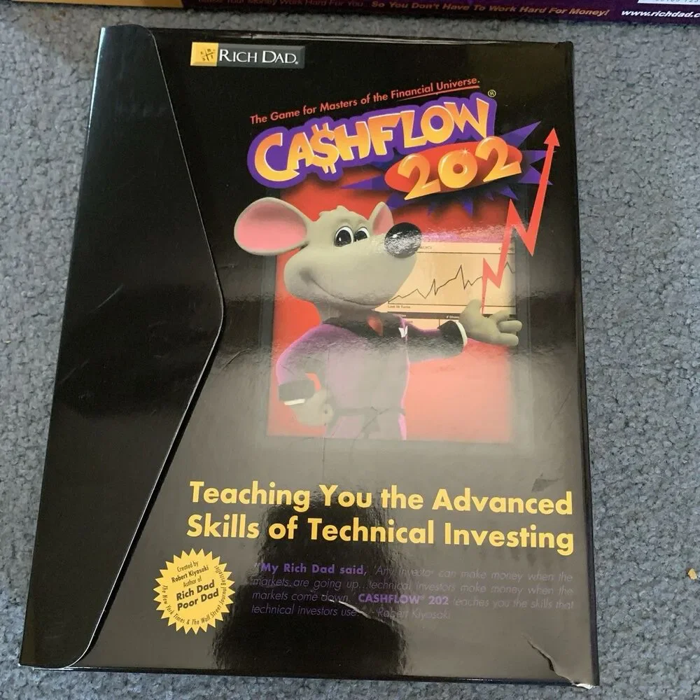 1 set Cashflow 101 and 202 Boardgame by Robert Kiyosaki - Rich Dad Investing